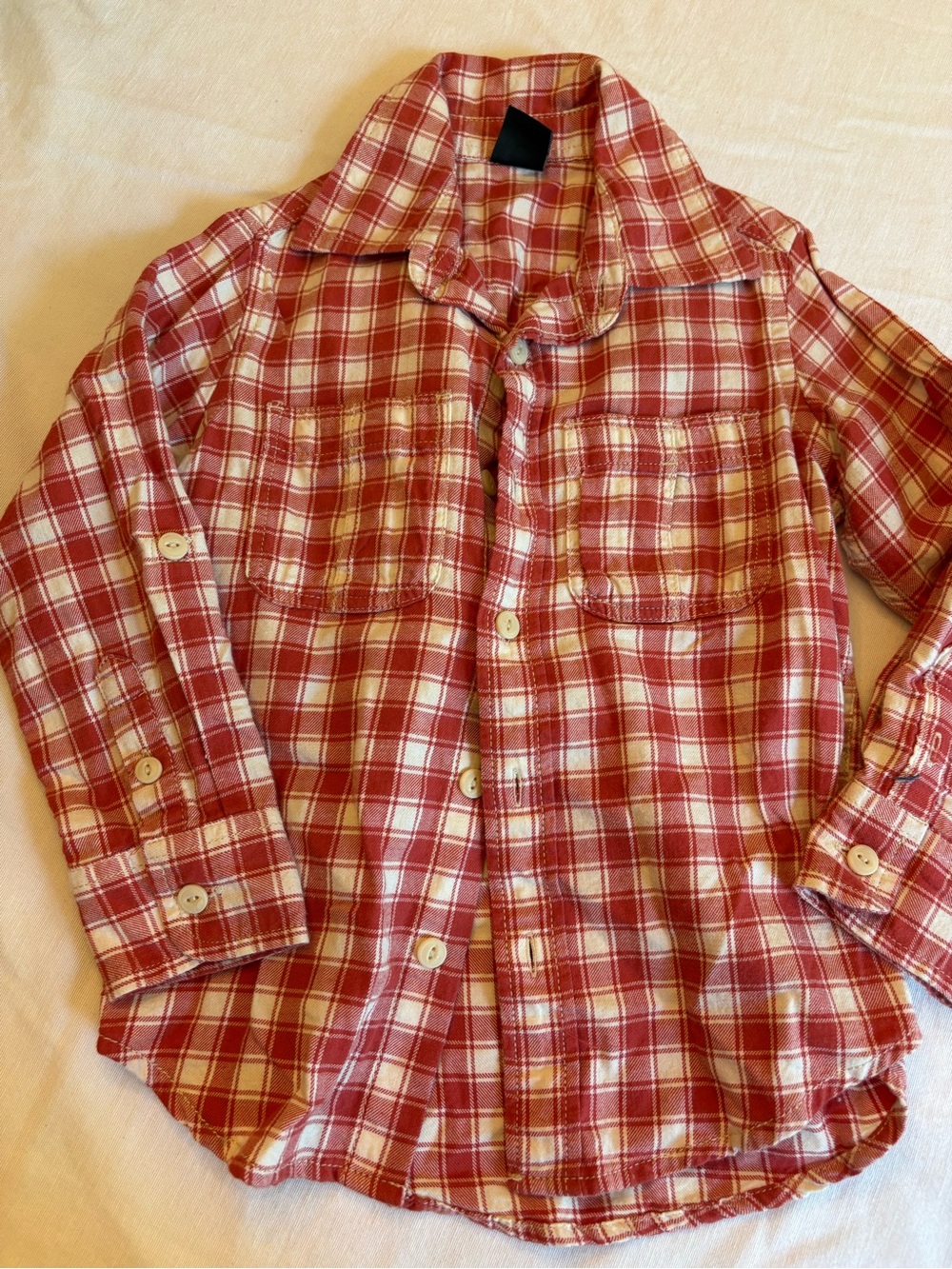 GAP Baby Plaid Flannel